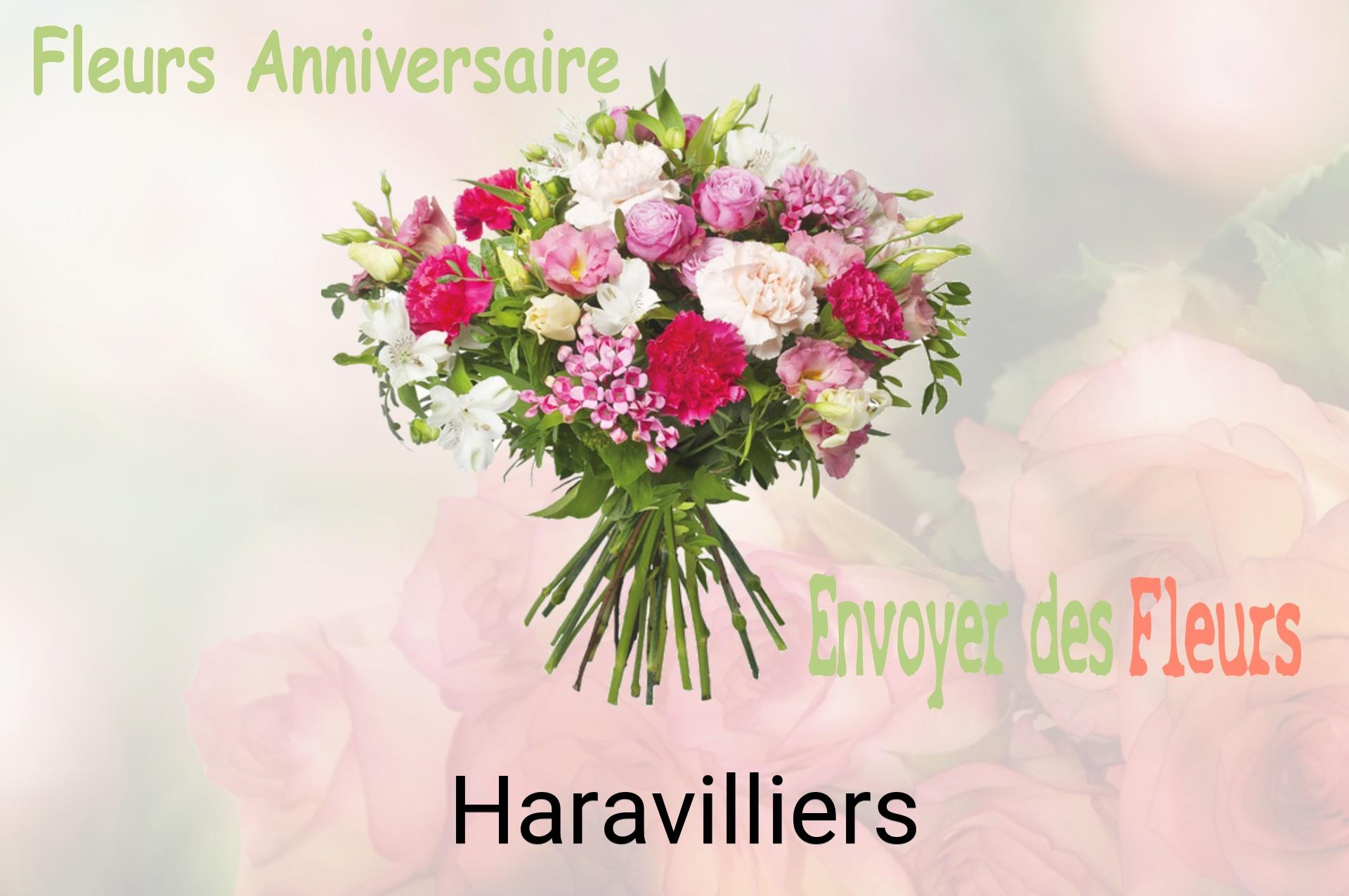 Bouquet de fleurs d’anniversaire livré à Haravilliers